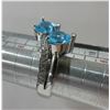 Image 5 : 16 - NEW Platinum Plated Double Hearts Ring