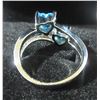 Image 6 : 16 - NEW Platinum Plated Double Hearts Ring
