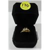 Image 1 : 17 - NEW 14K Gold Plated 1.0tcw Ring Set
