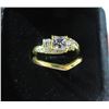Image 9 : 17 - NEW 14K Gold Plated 1.0tcw Ring Set