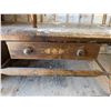 Image 2 : Antique Bench w/ Floral Design (Damaged Spindle)