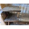Image 4 : Antique Bench w/ Floral Design (Damaged Spindle)