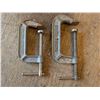 Image 3 : (2) Antique Fuller C-Clamps 4 Inch Made in Japan