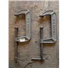 Image 1 : (2) Antique Fuller C-Clamps 6inch Made in Japan