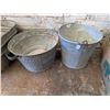 Image 6 : Large Garden Pot Lot w/ (3) Pails