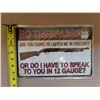 Image 2 : Tin Sign 8x11" "No Trespassing"