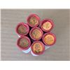 Image 2 : (7 Rolls) Mint Rolls Canadian 1 Cent  BU 2007 Magnetic