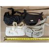 Image 6 : Vintage Black Purse (2) Waist Wallets Plus Money Belt