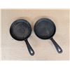 Image 1 : (2) 5" Cast Iron Pans