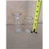 Image 2 : (2) Small Vintage Cream Glass Bottles