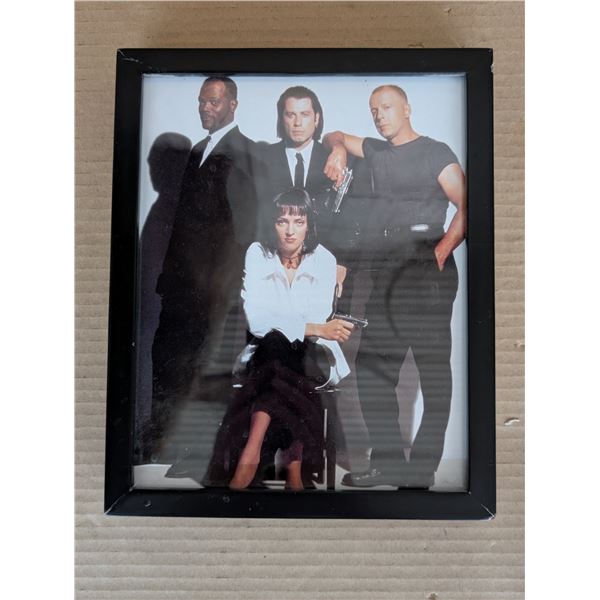 9"x11" Old Pulp fiction Picture and Frame