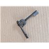 Image 5 : Antique 5" Heavy Lock Plus Skeleton and Keys