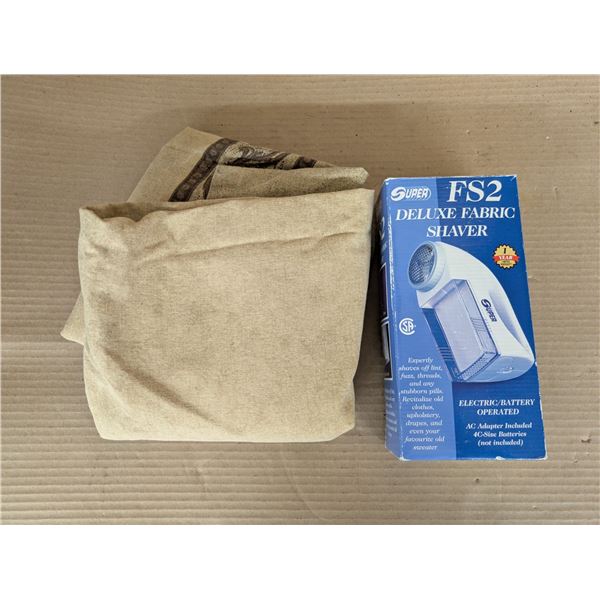 Iron-Fabric Shaver-and Shower Curtain