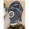 Image 4 : (3) Cold war ERA Gas Masks (1) Adult and (2) Children