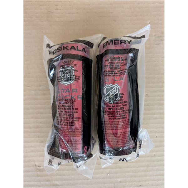 McDonalds Mini Sticks Unopened Toskala and Emery