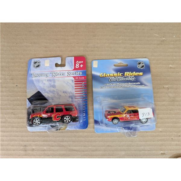 (1) 2006 Luxury Ride Series Flames and (1) 2007 ERTL Flames Cuda