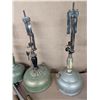 Image 7 : (3) Antique Oil Lamps Plus Pumps