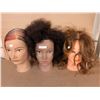 Image 1 : (3) Hairstylists Practice Heads