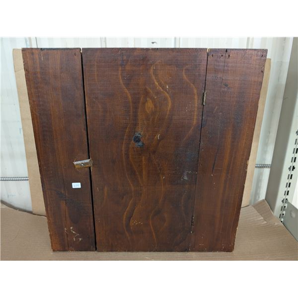 Very Old Farm Medicine Cabinet 19"x18 1/2"x6.5" Deep