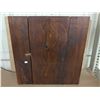 Image 1 : Very Old Farm Medicine Cabinet 19"x18 1/2"x6.5" Deep