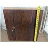 Image 4 : Very Old Farm Medicine Cabinet 19"x18 1/2"x6.5" Deep