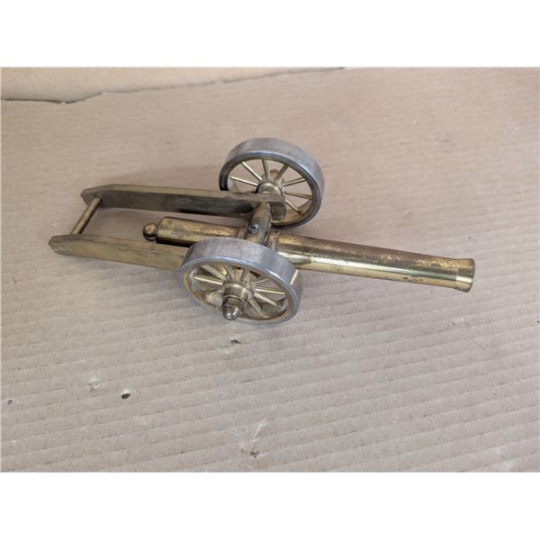 Very Old 10 1/2" Brass Cannon