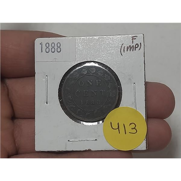 1888 Canada Large One Cent.