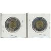 Image 2 : (2) 2026 Canada "Toonie," marking the 30th anniversary of the coin's introduction.