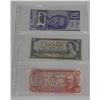 Image 13 : Binder of Junior Collection. (It Includes Canadian Large Cents, Small Cents, One Dollars Coin/Note, 