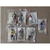 Image 1 : Lot of (7) Sealed Vintage Lipton Tea Premium "Famous Canadians" Figures