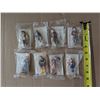 Image 5 : Lot of (8) Sealed Vintage Lipton Tea Premium "Famous Canadians" Figures