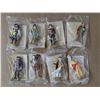 Image 1 : Lot of (8) Sealed Vintage Lipton Tea Premium "Famous Canadians" Figures