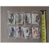 Image 5 : Lot of (8) Sealed Vintage Lipton Tea Premium "Famous Canadians" Figures