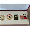 Image 3 : Vintage (6) Set Panada (China and Canada) Pin Set w/ Case