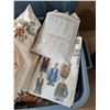 Image 2 : Storage Tub of Cloths, Sheets, Fabric, and etc. as Shown