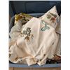 Image 3 : Storage Tub of Cloths, Sheets, Fabric, and etc. as Shown