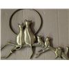 Image 2 : Vintage Brass Décor "Cats on Tree Branch" 14x9"
