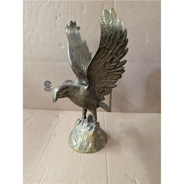 Solid Brass Eagle Décor 12" H
