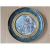 Image 1 : Made in England Vintage Solid Brass Round Frame w/ Art