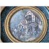 Image 2 : Made in England Vintage Solid Brass Round Frame w/ Art