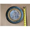 Image 3 : Made in England Vintage Solid Brass Round Frame w/ Art