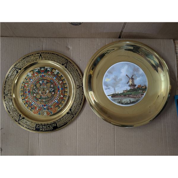 (2) Possible Brass Décor Items