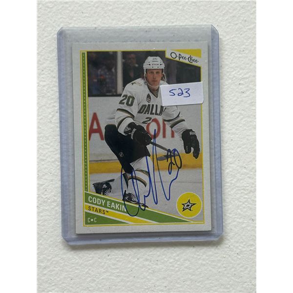 Cody Eakin - Autographed Hockey Card
