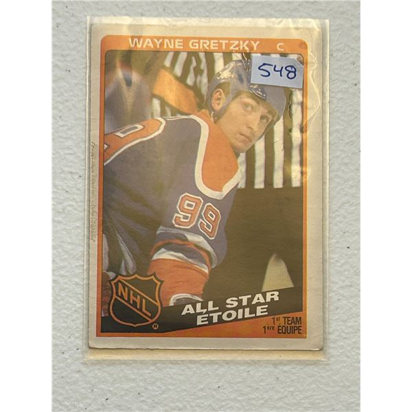 Wayne Gretzky - 1983-84 1st Team All-Star - Hockey Card