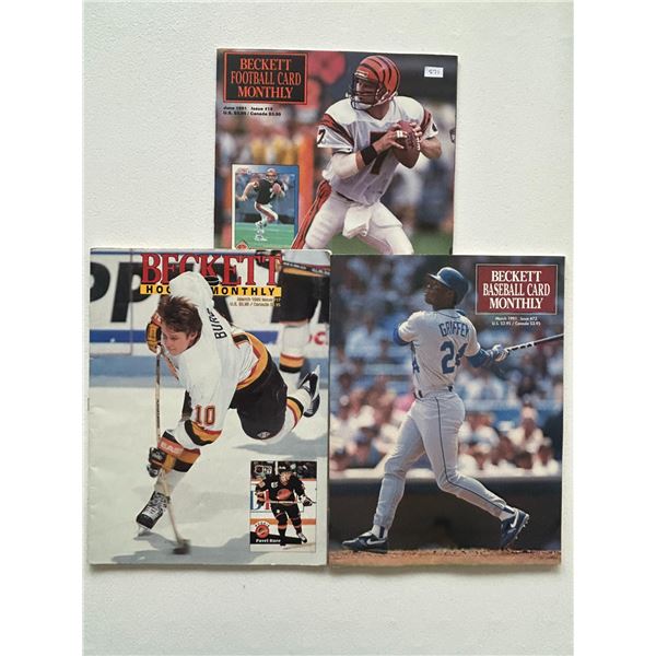 Beckett Magazines (3)
