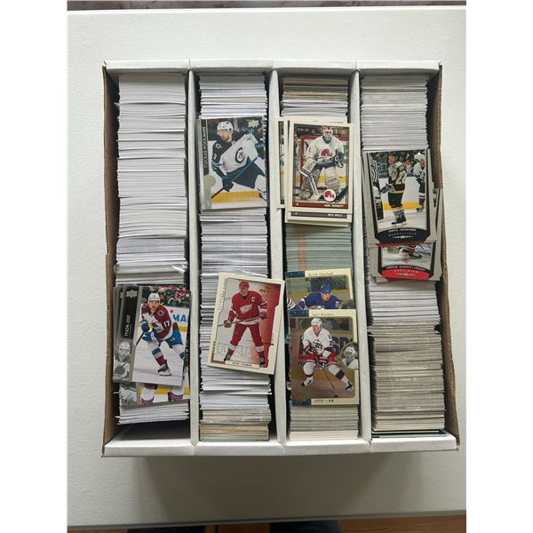 Large Box of Assorted Hockey Cards