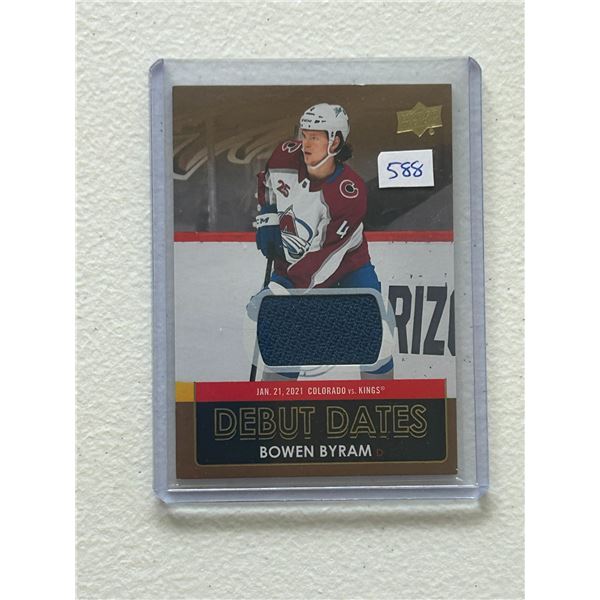 Bowen Byram - Jersey Card