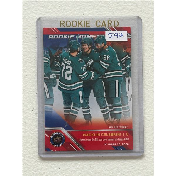 Macklin Celebrini - Rookie Card