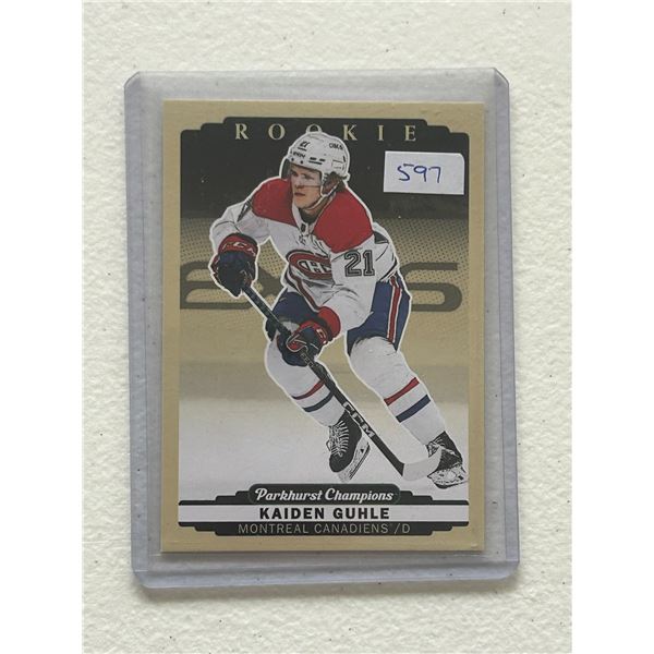 Kaiden Guhle - Rookie Card