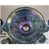 Image 4 : 615. Large Indiana Glass carnival punch bowl set with 12 cups - no damage